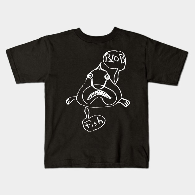 Blob Fish Funny Gift - Deep Sea - Ocean Kids T-Shirt by Kater Karl